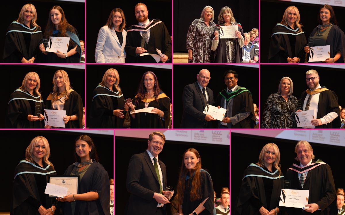 Collage of HE Award Winners